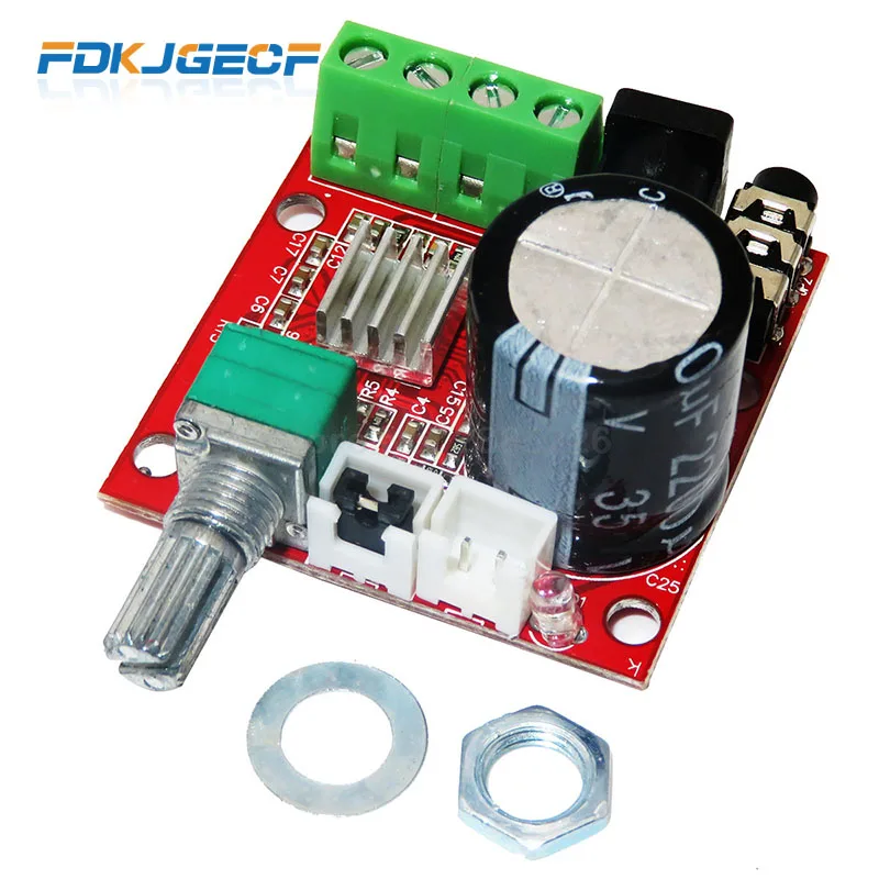 12 В Mini Hi Fi PAM8610 аудио стерео усилитель платы 2X10W двухканальный D Класс по самой
