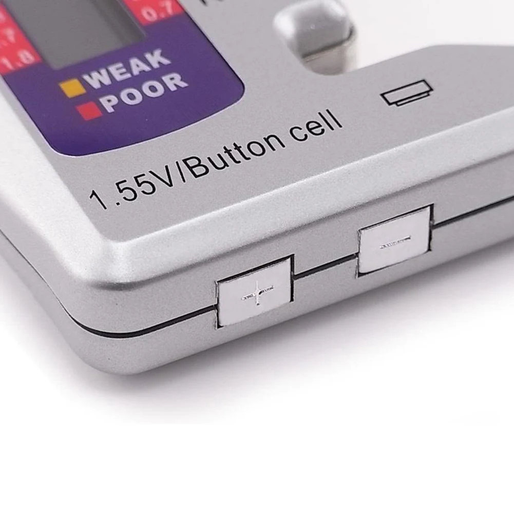 

Digital Battery Tester Checker 7 Seven Type of Battery C AA AAA D N 9V (6F22) and 1.55V Batteries Measuring Instrument