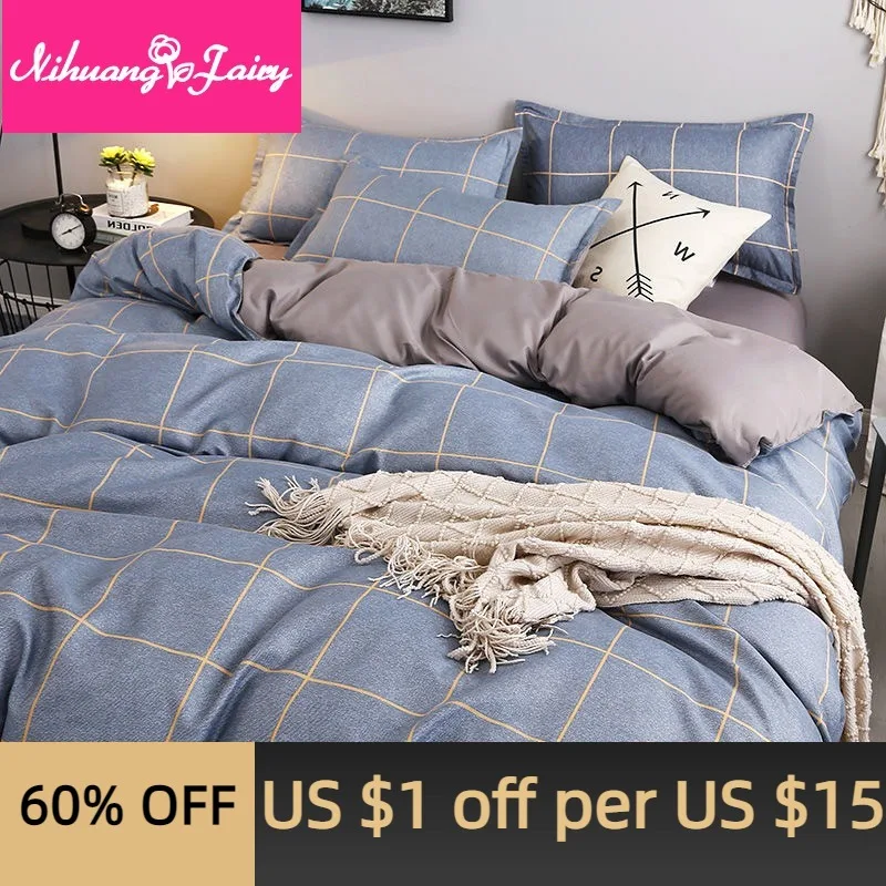 

Bedding bedroom four-piece washable quilt cover bed sheet pillowcase student dormitory hotel supplies three-piece set