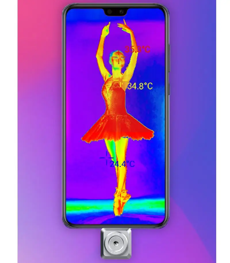 Тепловизор InfiRay T2L инфракрасный термометр для фотосъемки диагностика дефектов