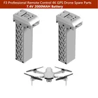 Оригинальный 1 шт. или 2 шт. или 3 шт. Аккумулятор 7,4 в 2000 мАч батарея для E3 F3 WIFI FPV GPS Follow Me RC Quadcopter Drone запчасти батарея