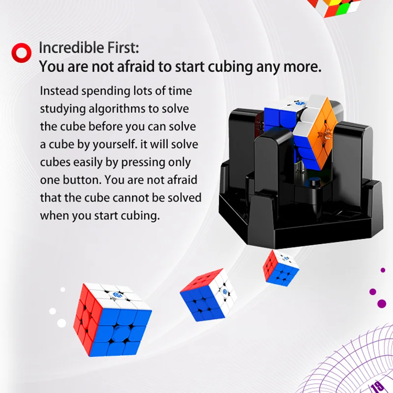 Робот-Ган и Gan356i 3x3x3 Magic speed Cube станция приложение Gan 356 i онлайн соревнования GAN356 i головоломка Cubo Magico Gans Кубики Игрушки