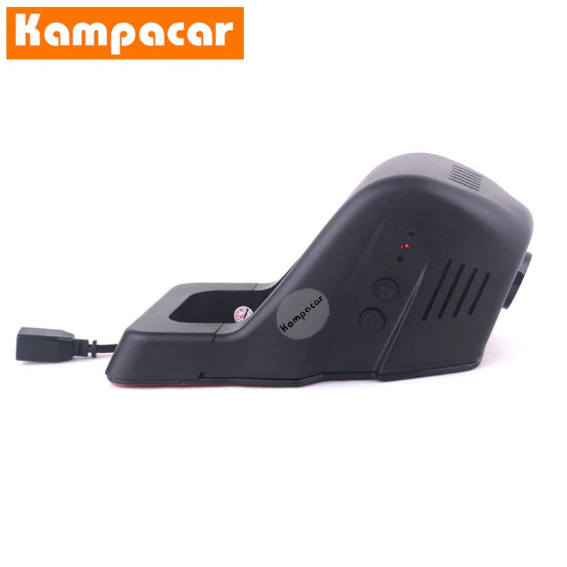 Kampacar автомобильный Wifi DVR Dash камеры мини Dashcam 2 видео регистратор Wifi двойной объектив передний и задний вид авто видеорегистраторы 24H парковка