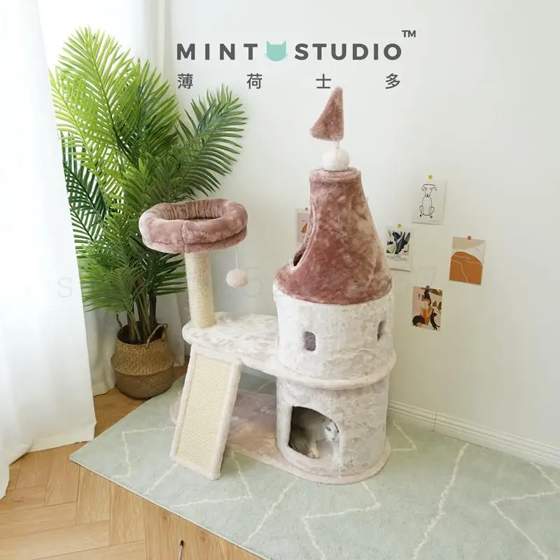 Девочка сердце замок розовый Кот восхождение специальный царапина тарелка вилла