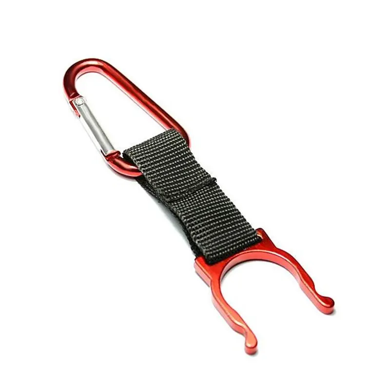 1 шт. алюминиевый карабин бутылка для напитков держатель с крючком и пряжкой клип