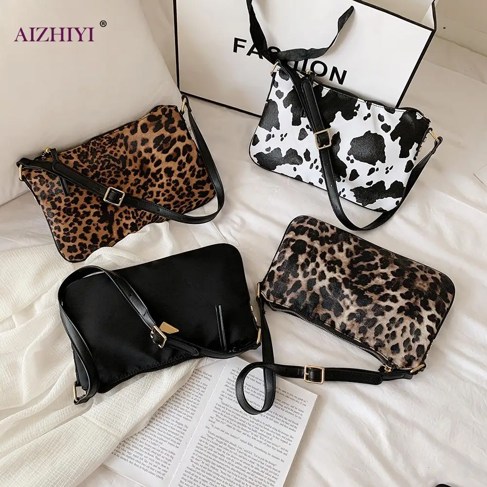 Женская сумка-тоут через плечо с леопардовым принтом | Багаж и сумки