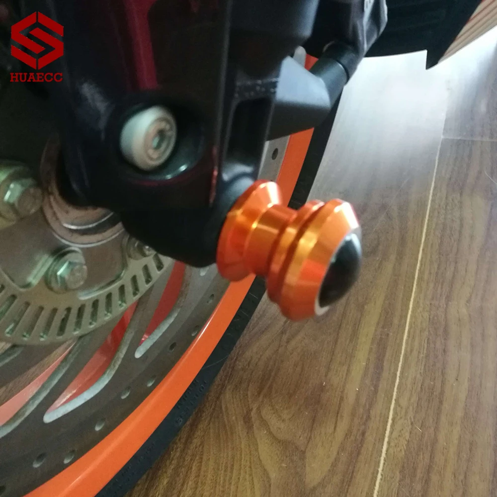 Мотоцикл передняя вилка рама колеса Краш Pad ползунок защита для KTM RC 390 2014 2018 125 rc200