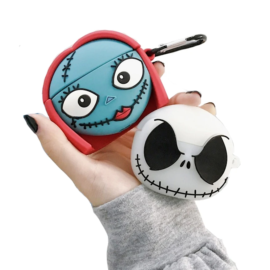 Чехол для телефона с 3D изображением Салли Джека Скеллингтона айрpods силиконовый