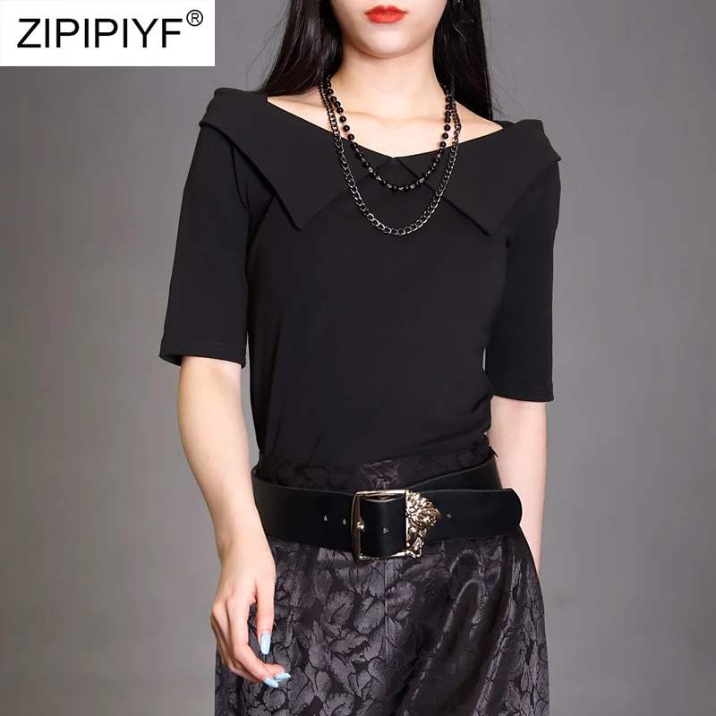 

Women Office Lady Blouses Shirts Ruffle Short SleeveTunic Holiday Plain Blouse Shirts Temperament Blouses Roupas c166