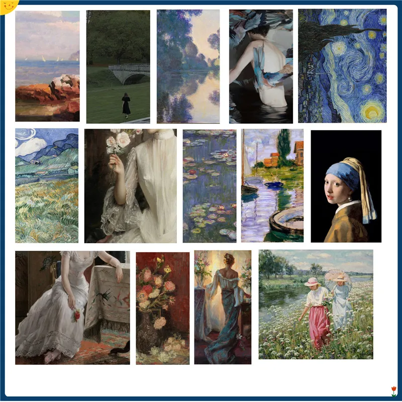 

Art painting Stickers Crafts And Scrapbooking stickers book Student label Decorative sticker DIY Stationery