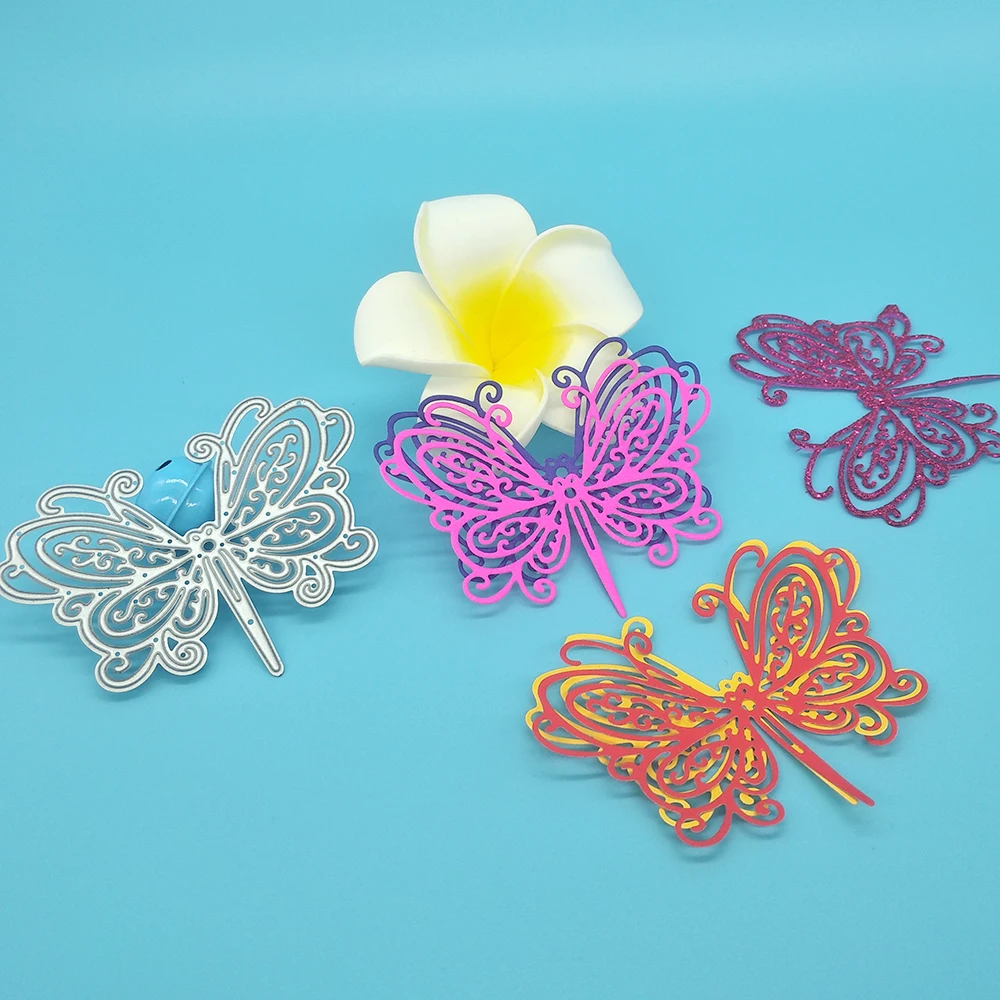 Металлическая форма с красивой бабочкой для резки скрапбукинга украшения