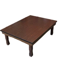 rectangle 90x75cm korean coffee table folding leg asian antique style living room furniture floor traditional dining table wood