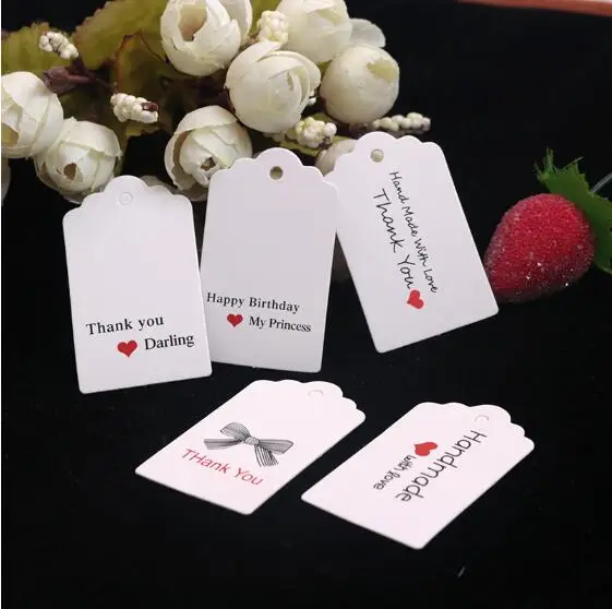 10 шт./лот 3*5 см крафт-бумага ручная работа Этикетка Подарочная коробка этикетка