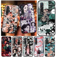 kimetsu no yaiba demon slayer anime for oppo find x3 x2 lite k5 k3 r17 r15 r9s f15 f11 f19 f9 f7 neo pro silicone phone case