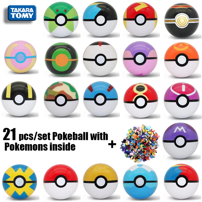 

Pokémon 7cm Elf Ball Real Button Master Ball Elf Ball Toy Pokemon Pikachu Hand-made Children's Toy Boy Gift