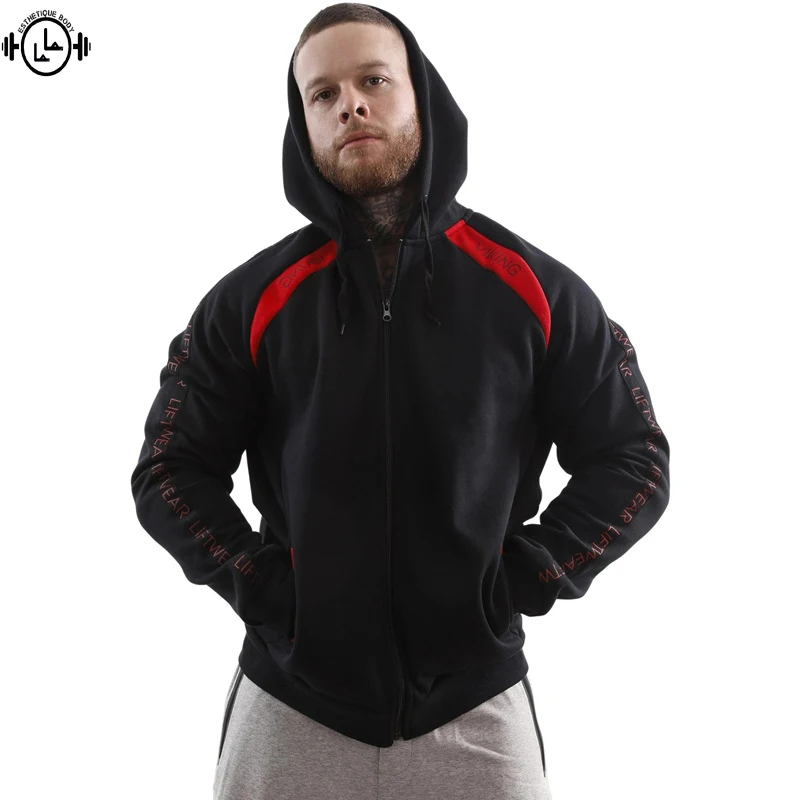 Спортивная толстовка мужская тренировочная женская спортивная хлопковая куртка