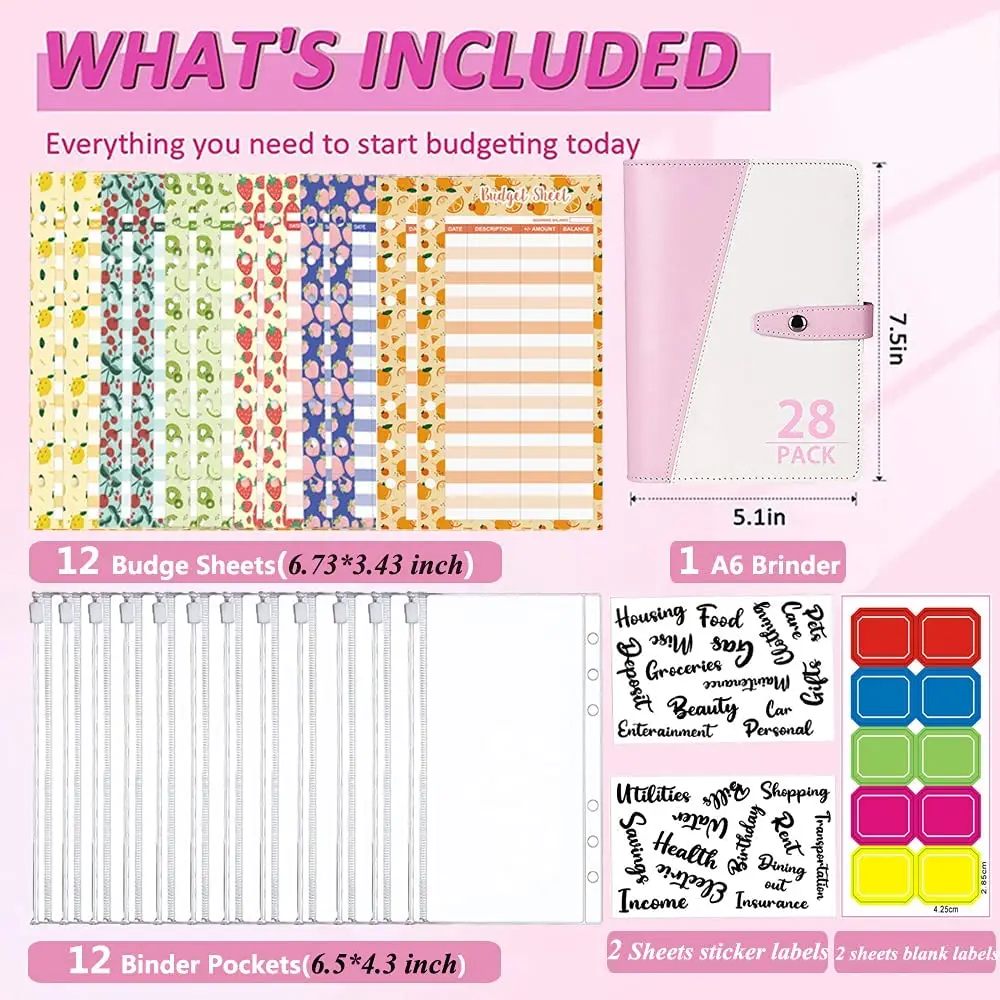 Конверты для сбережений A6 29 шт.