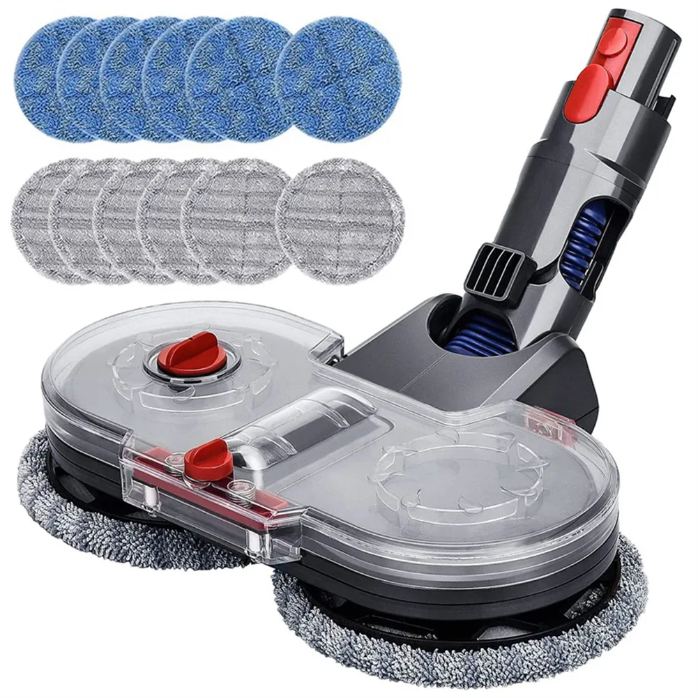 

Electric Wet Dry Mopping Head For Dyson V15 V11 V10 V8 V7 Vacuum Cleaner Brush Head With Water Tank Mop Pads