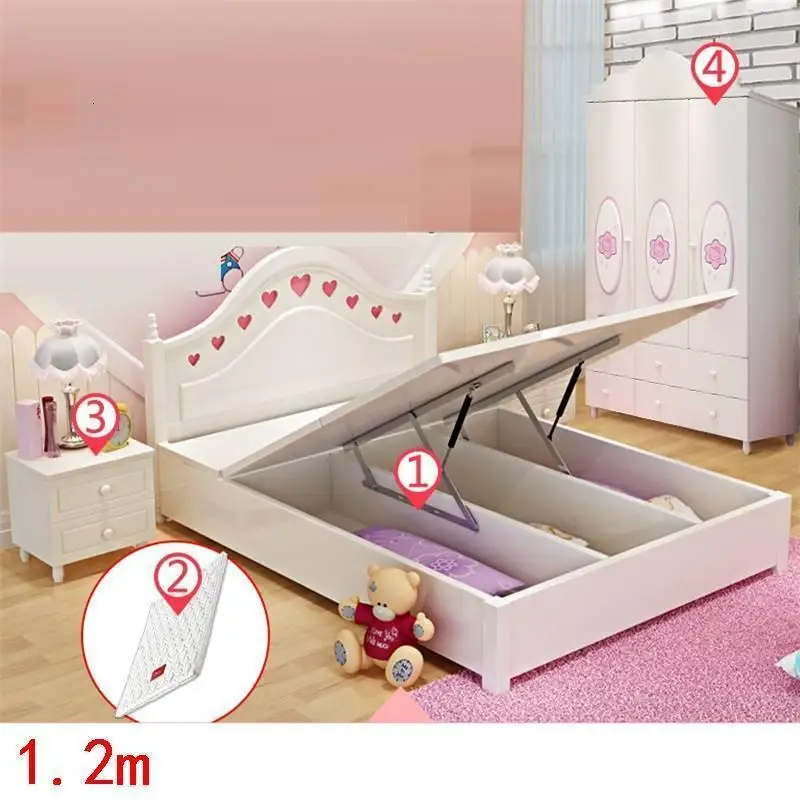 Cama Infantiles Litera для мобильных Letto детская кроватка мебель спальни с подсветкой детей