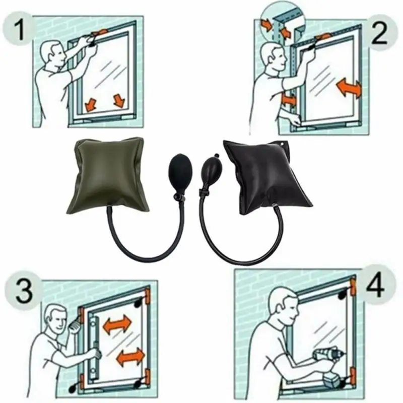 Воздушный мешок насос клиновидного запись надувная прокладка инструмент автомобильный замок на окно дверь