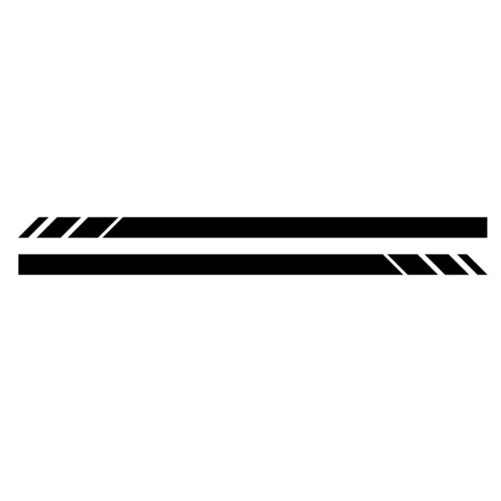 

T4 T5 T6 Side Stripes Waterproof Stickers 230*12CM 2pcs Accessories Black Decals For Transporter RV