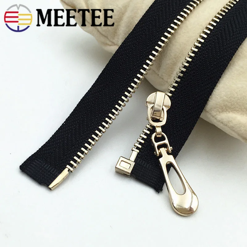 1 шт. Meetee 60 см 3 # металлические застежки молнии с открытым концом автоматическая