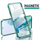Подходит для Samsung S20 FE 5G Магнитный король двухсторонний чехол для Galaxy S20 Plus Ultra S10 S10e Корпус для мобильного телефона, стекло новый металл