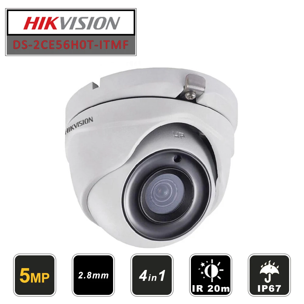 Hikvision оригинальный DS 2CE56H0T ITMF 5 мегапиксельный с фиксированным объективом
