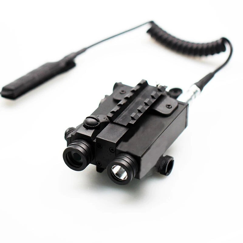 

lser verdecon luz tctica, conjunto de mira para pistolas de aire AR15 M4, interruptor de presin