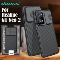 for oppo realme gt neo 2 case nillkin camshield case slide camera lens protection back cover for realme gt neo2 phone housing