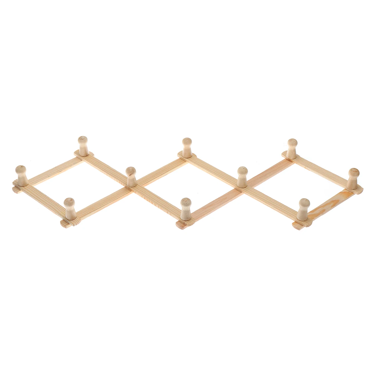 Деревянная вешалка для одежды с 10 головками расширяемая пальто полка шляпа шкаф