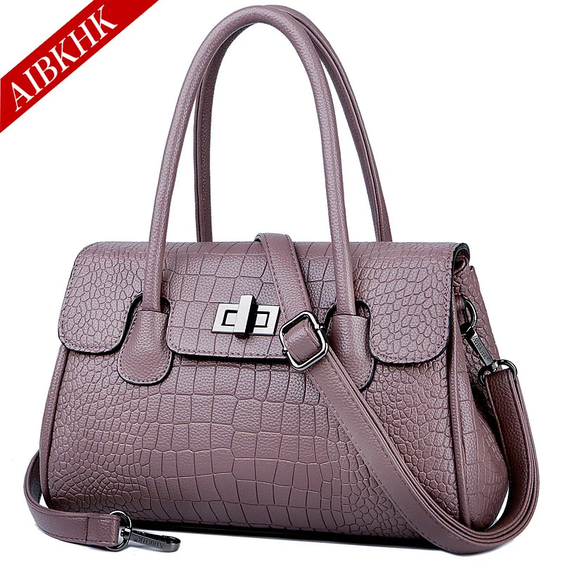 S9209-Purple Роскошные брендовые сумки из натуральной кожи, повседневные сумки через плечо для женщин, модные женские сумки через плечо, сумка-мессенджер - Цвет: S9209-Purple