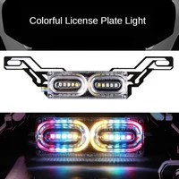 motorcycle refitting accessories license plate lamp led flash brake light horizon electric vehicle rear end guard lamp