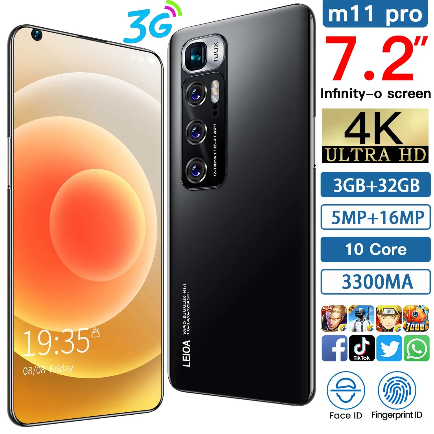 M11pro 5 дюймовый HD экран три карты и режима ожидания высококачественный все в одном