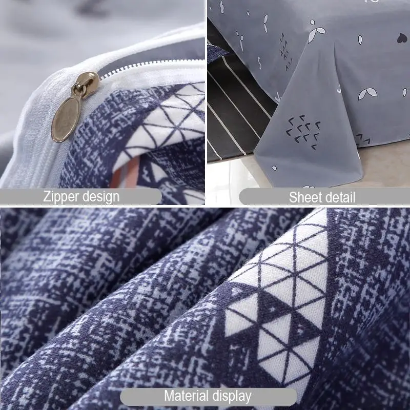 Комплект зимнего постельного белья с простыней пододеяльником и наволочкой | Дом