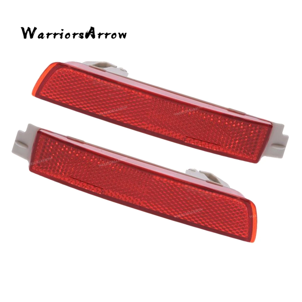 

Rear Pair Left Right Tail Brake Light Lens Bumper Reflector Plastic Red 26560-5C000 26565-5C000 For Nissan Juke For Infiniti