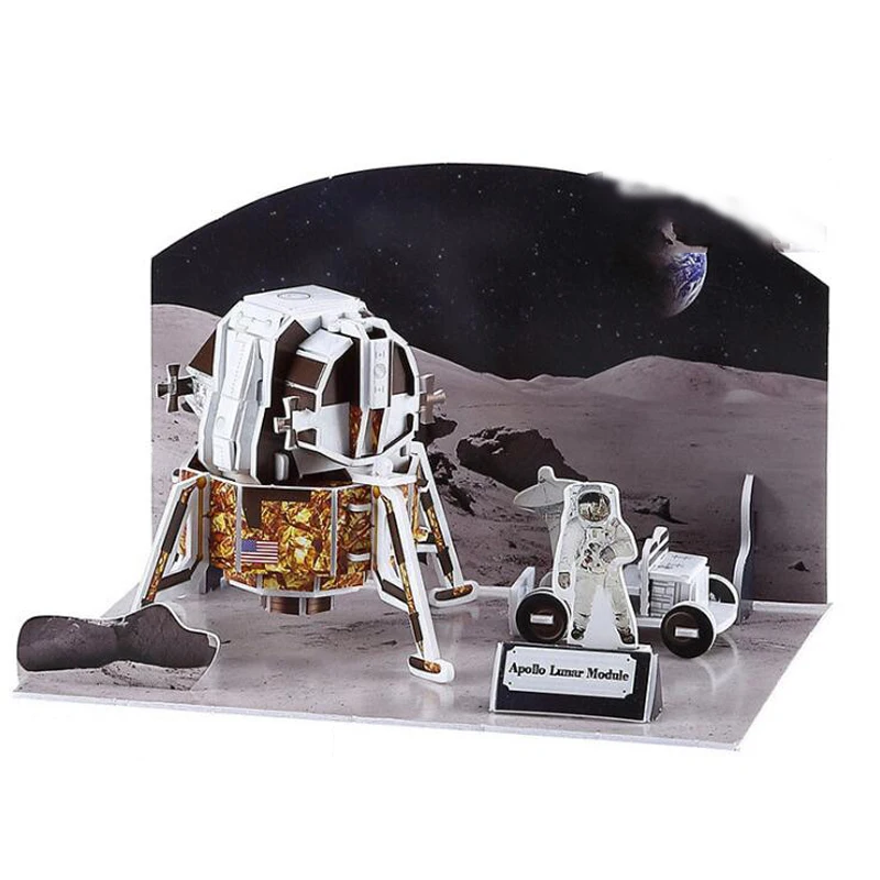 Трехмерная бумажная головоломка Космический глобус солнечная система детская