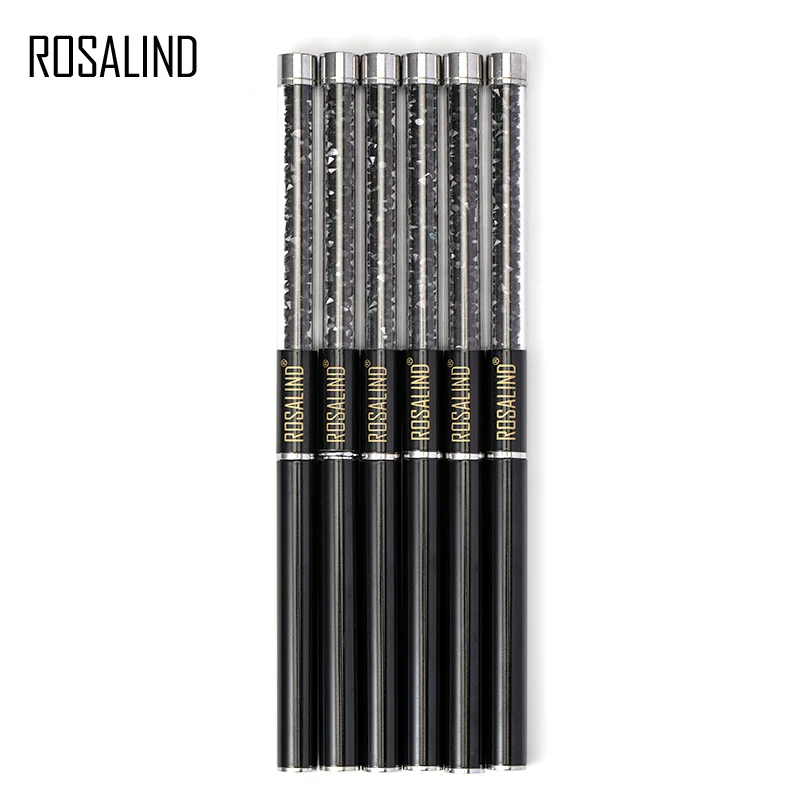 ROSALIND набор кистей для ногтей ручка рисования акриловая кисть градиентные Стразы