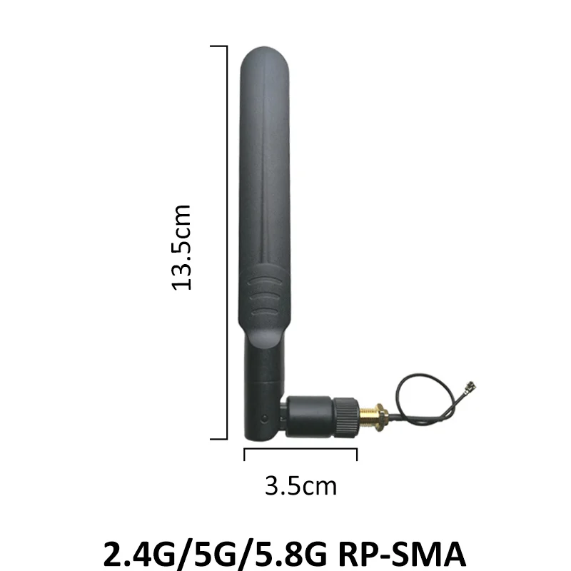 GRANDWISDOM 20 шт. 2 4g 5 8g антенна 8dbi sma Женская wlan Wi-Fi двухдиапазонная ipex 1 SMA Штекерный