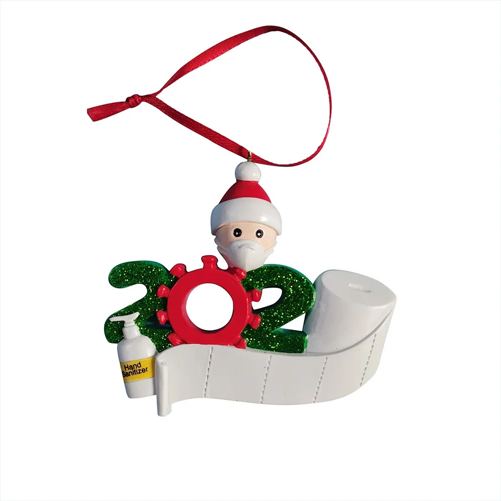 Карантин 2020 украшение для рождественской вечеринки подарок Санта Клаус с маской
