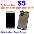 ЖК-дисплей AAA + для Samsung Galaxy S5 i9600 G900 G900F G900A G900T G900M, ЖК-дисплей с сенсорным экраном и дигитайзером в сборе для Samsung S5