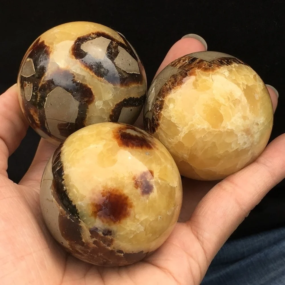 

200g Natural Dragon Septarian Sphere Quartz Crystal Ball Healing Gift 1PC