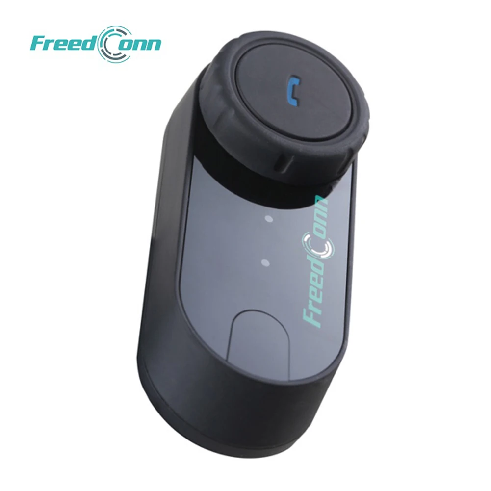 FreedConn T-COM VB Motorcycle Helmet Bluetooth-compatible Intercom Headset Motorbike Wireless Communication System with FM Radio