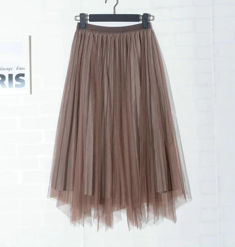 Новые осенние вельветовые длинные женские плиссированные юбки с завышенной