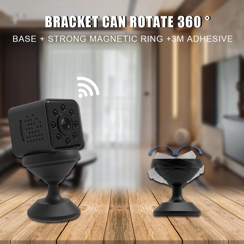 Upgrad версия wifi мини камера IP HD маленькая 1080P видео датчик ночного видения