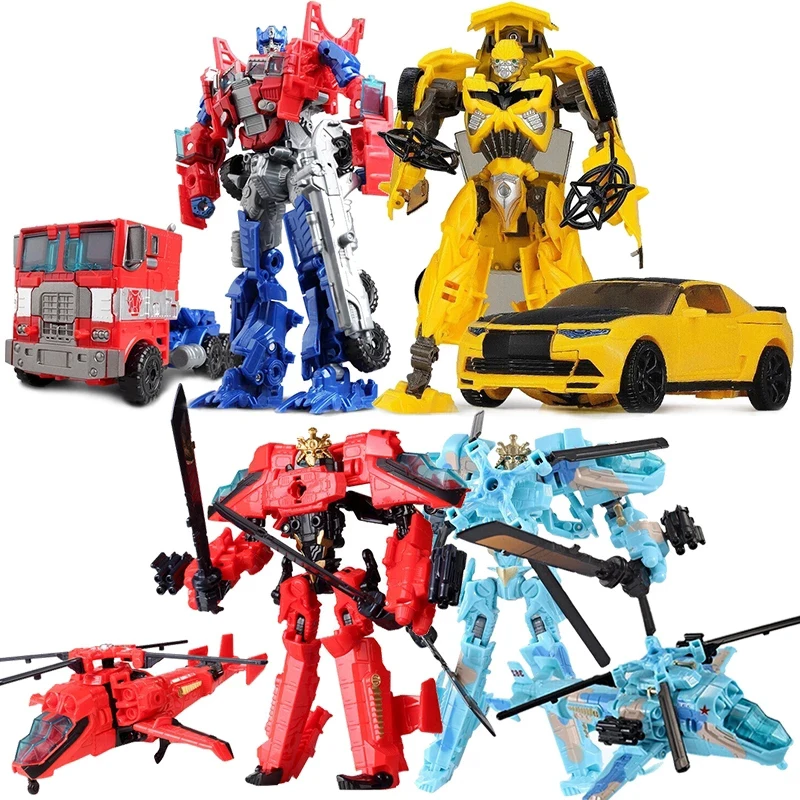 Модель-трансформер робот Игрушечная машина Autobot танк динозавра аниме-игрушки