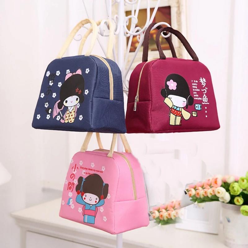 Новая Модная Портативная изолированная сумка мультяшная Детская для ланча