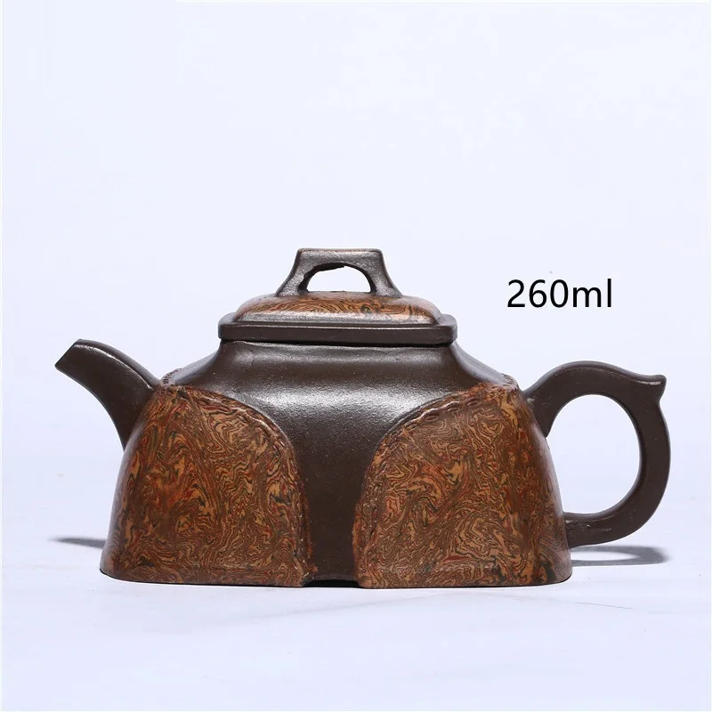 

Китайские ретро чайные горшки из исинской глины, Фиолетовый Глиняный фильтр, чайный горшок, чайник для красоток, домашний бутик, чайный набо...