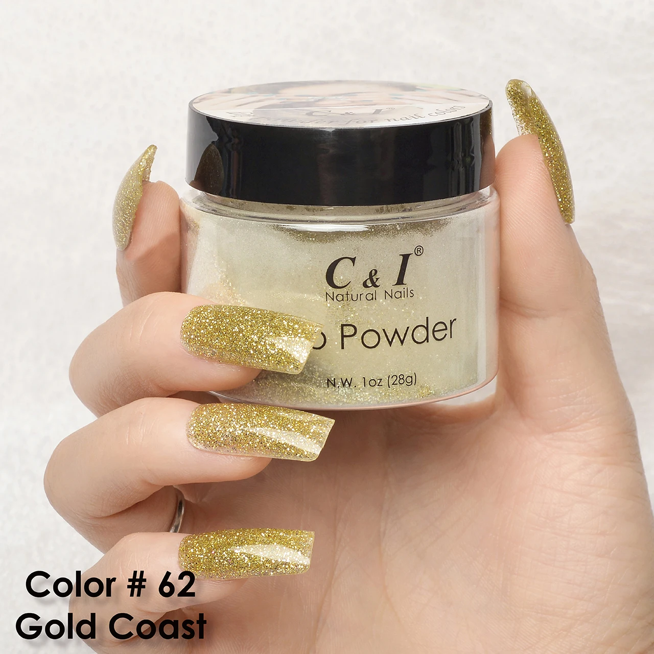 28 г Dip Powder-Color NO.62 # Gold Coast-Pearl Shine Color System | Красота и здоровье