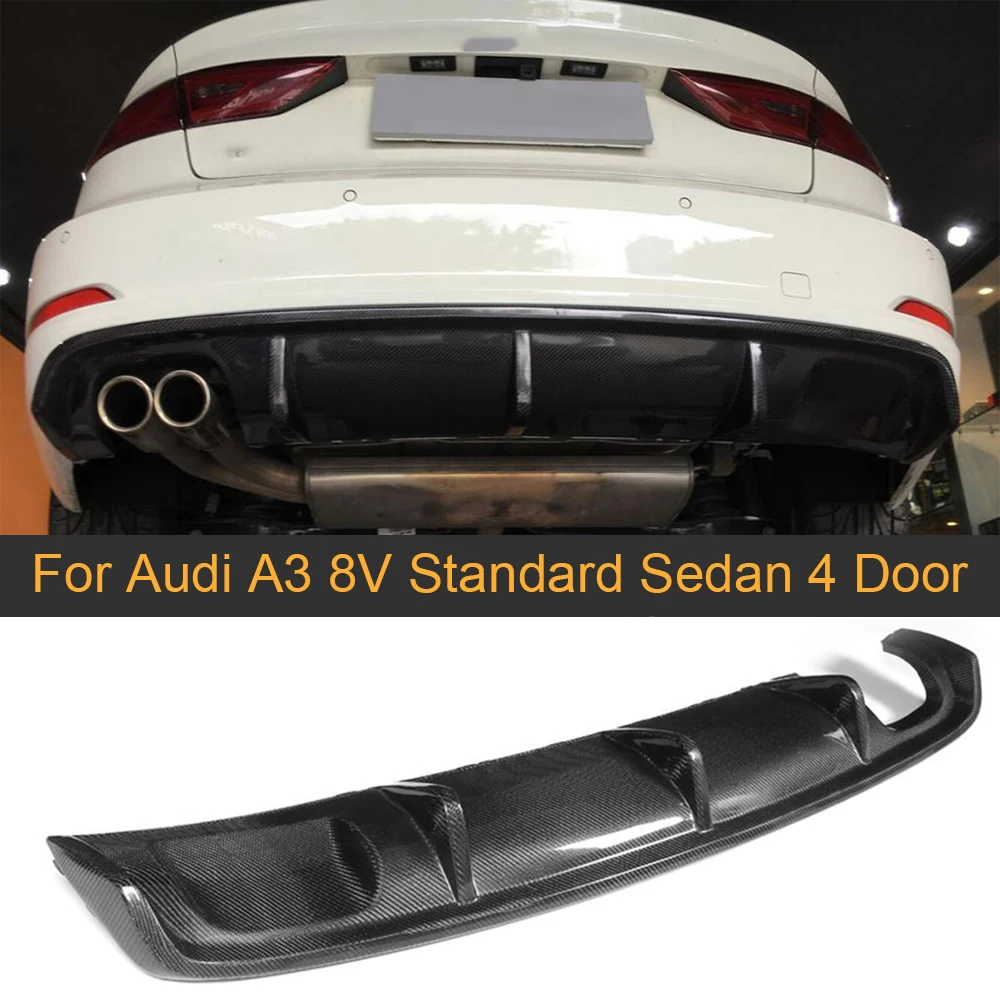 Автомобильный задний бампер диффузор спойлер для Audi A3 Standard Sedan 4 Door 8V 14 16 Non Sline